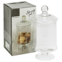 Tall Glass Storage Pot With Lid [234290]