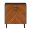 28" Modern Bookmatch Doors Accent Side Cabinet [777227]