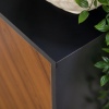 28" Modern Bookmatch Doors Accent Side Cabinet [777227]