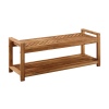 Vincent Solid Acacia Wood Chevron Outdoor Patio Coffee Table/Storage Bench [780920][376363]