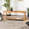 Solid Acacia Wood Outdoor Patio Coffee Table [780975][376462]