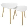 2 Pcs Teardrop Nesting Table