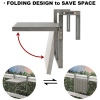 Stockholm Adjustable Hanging Balcony Folding Deck Tables