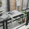 Stockholm Adjustable Hanging Balcony Folding Deck Tables