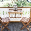 Stockholm Adjustable Hanging Balcony Folding Deck Tables