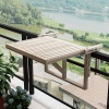 Stockholm Adjustable Hanging Balcony Folding Deck Tables