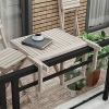 Stockholm Adjustable Hanging Balcony Folding Deck Tables