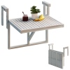 Stockholm Adjustable Hanging Balcony Folding Deck Tables