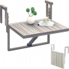 Toronto Adjustable Hanging Balcony Folding Deck Tables