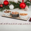 Christmas Design Nibbles Dishes & Serving Tray Set [359344]