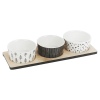 Christmas Design Nibbles Dishes & Serving Tray Set [359344]