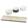 Christmas Design Nibbles Dishes & Serving Tray Set [359344]