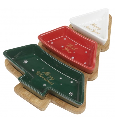 Serving Set 4Pcs Xmas Tree [908149]