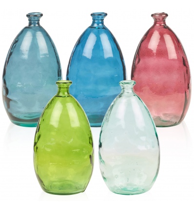 3.4L LOU Tear Shaped Recycled Glass Vase