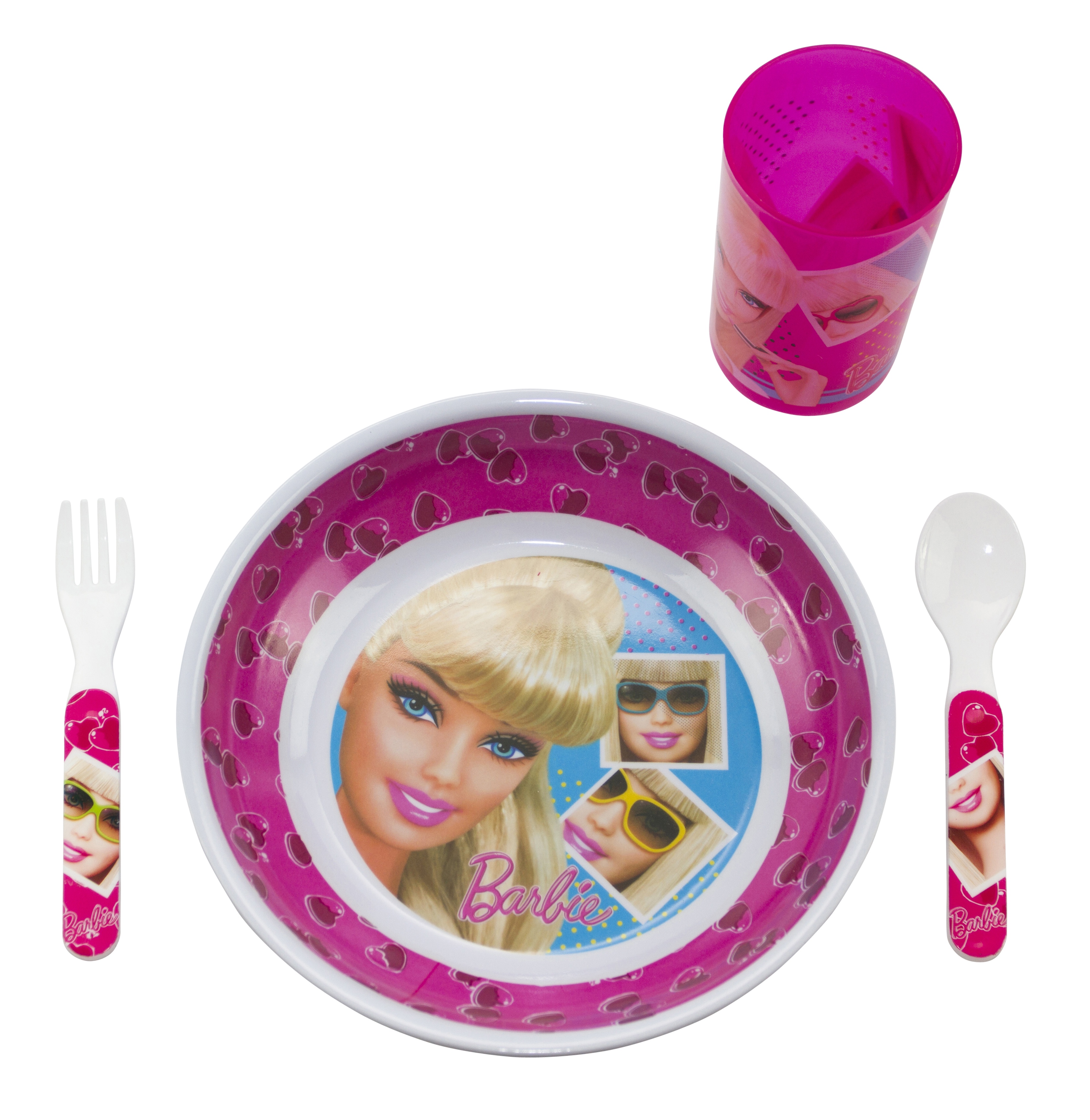 barbie cutlery