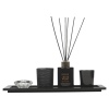 Black & Gold 5pcs Tealight, Reed Diffuser & Candle Tray Aroma Set [999918]