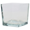 Square Glass Vase 12x12x12cm [495835]