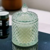 Scented Candle In A Crystal Look Glass Jar with Lid [546746]