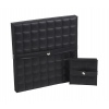 Placemats and Coasters Set Black