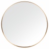 Round Gold Framed Mirror 40x40x1.5 [569606]