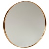 Round Gold Framed Mirror 40x40x1.5 [569606]