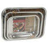 3Pcs Stainless Steel Roasting Tray Set [501111]