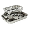 3Pcs Stainless Steel Roasting Tray Set [501111]