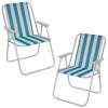 SYDNEY Outdoor Metal Folding Chairs & Metal Table Set