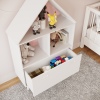 Childrens House Shaped Storage Bookcase Cabinet [584699]