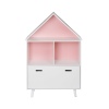 Childrens House Shaped Storage Bookcase Cabinet [584699]