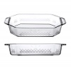 BORCAM Glass Cooking Tray