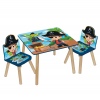 KINDER Wooden Table & 2 Chairs Set