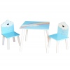 KINDER Wooden Table & 2 Chairs Set