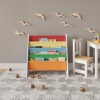 LIBBY Kids MDF Wood & Fabric Bookshelf