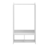 LIBBY Kids MDF Wooden Hanging Rail with 2 Storage Sections [584729]