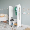 LIBBY Kids MDF Wooden Hanging Rail with 2 Storage Sections [584729]