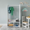 LIBBY Kids MDF Wooden Hanging Rail with 2 Storage Sections [584729]