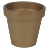 Gold Round Flower Pot