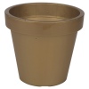 Gold Round Flower Pot