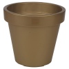 Gold Round Flower Pot