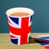 50 x 8/9oz Union Jack BANDERA Paper Cups [005577]