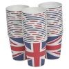 50 x 8/9oz Union Jack BANDERA Paper Cups [005577]