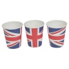 50 x 8/9oz Union Jack BANDERA Paper Cups [005577]