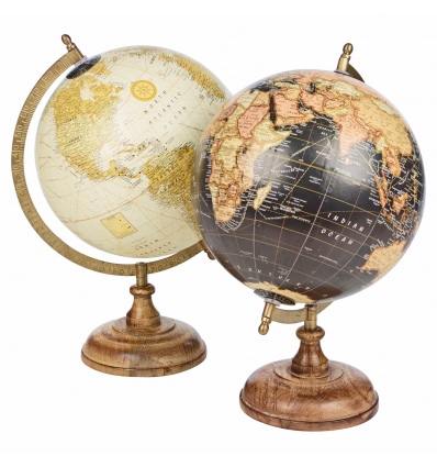 8" Desk Globe with Wooden Base [825702]