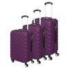 3Pcs ABS Voyager Luggage Set