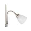 Standing Double Lamp Brushed Stainless Steel Finish (008961)