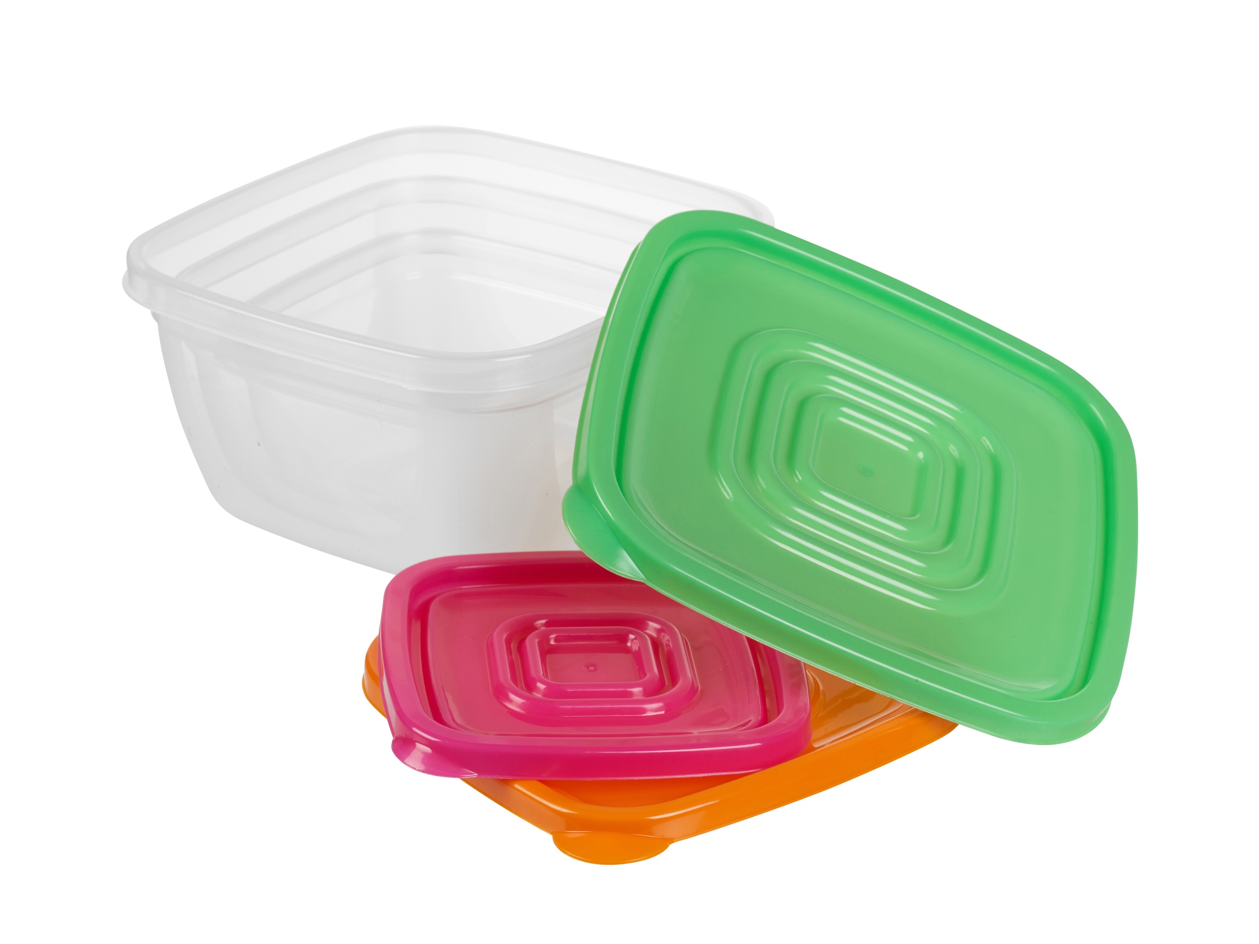 31 Piece Plastic Food Storage Containers W/ Lids Set & Measuring 4 Cups ...