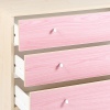 Malibu 3 Drawer Wide Maple/Pink [719/3082]